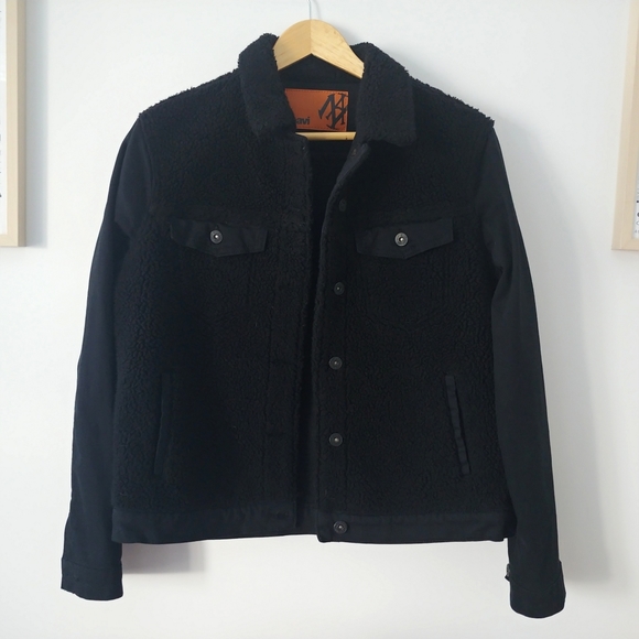 MAVI Sherpa and denim jacket - Picture 1 of 6